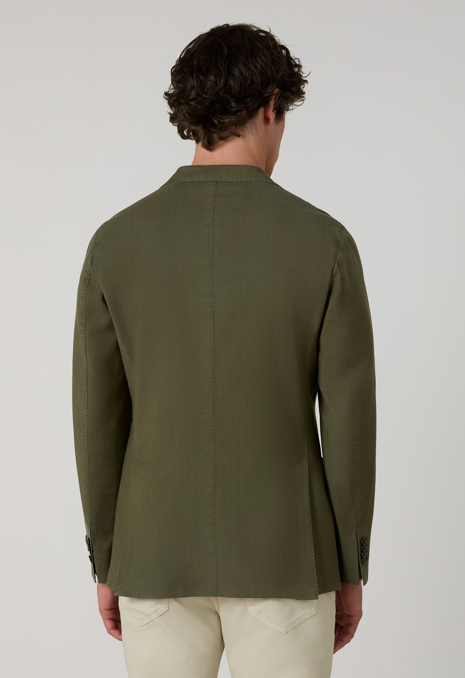 K-Jacket in lana e cashmere High Performance verde
