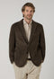 K-Jacket in velluto a costa larga tinto in capo khaki