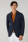 K-Jacket in cotone tinto in capo blu