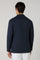 K-Jacket in cotone tinto in capo blu
