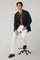 K-Jacket in cotone tinto in capo blu