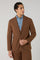 Abito K-Jacket in popeline tinto in capo marrone
