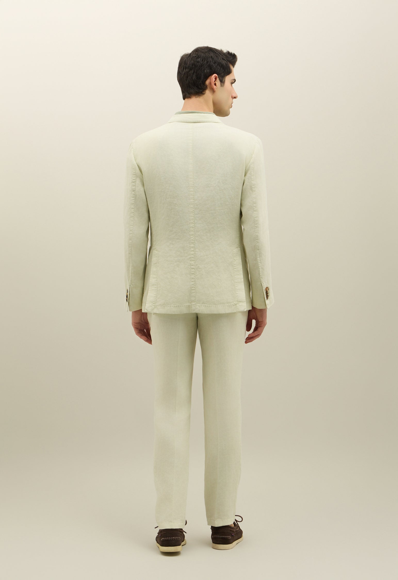 Abito K-Jacket in lino Tinto Terra verde
