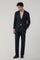 Blue blended Wool Silk K-Suit