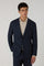Blue blended Wool Silk K-Suit