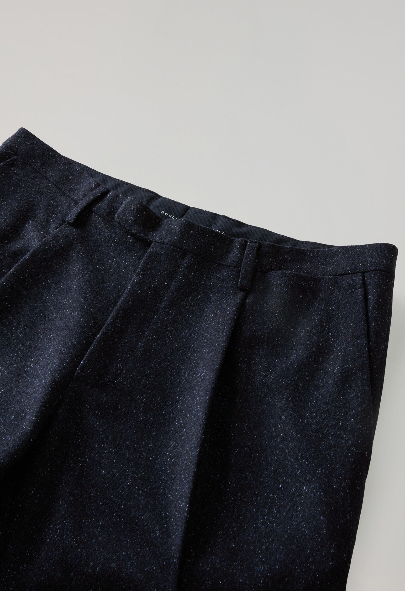Blue blended Wool Silk K-Suit