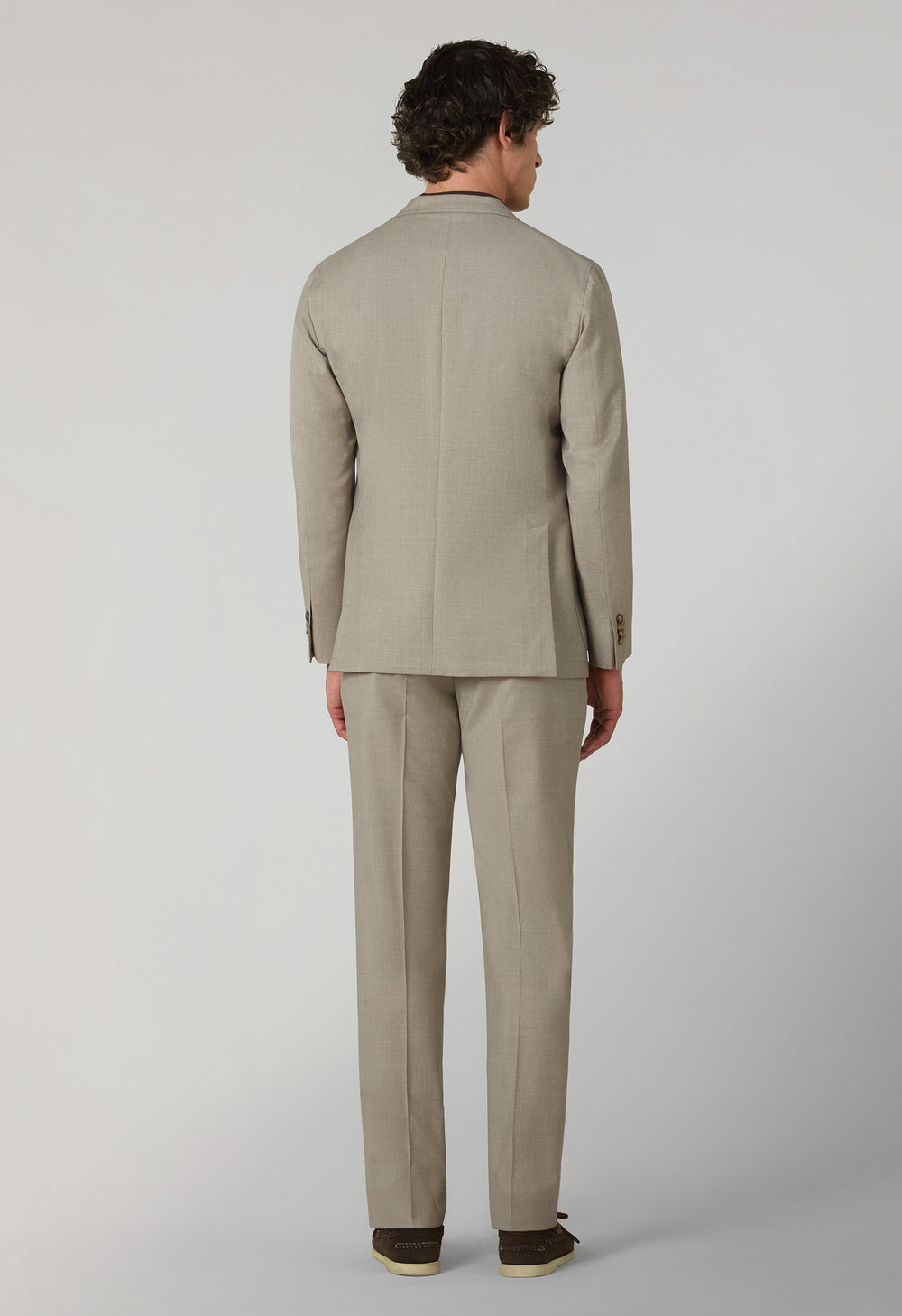 Beige Summer Wool K-Suit