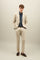 Beige Garment Dyed Cotton K-Suit
