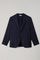 Dunkelblauer K-Jacket-Anzug aus leichter Stretchwolle