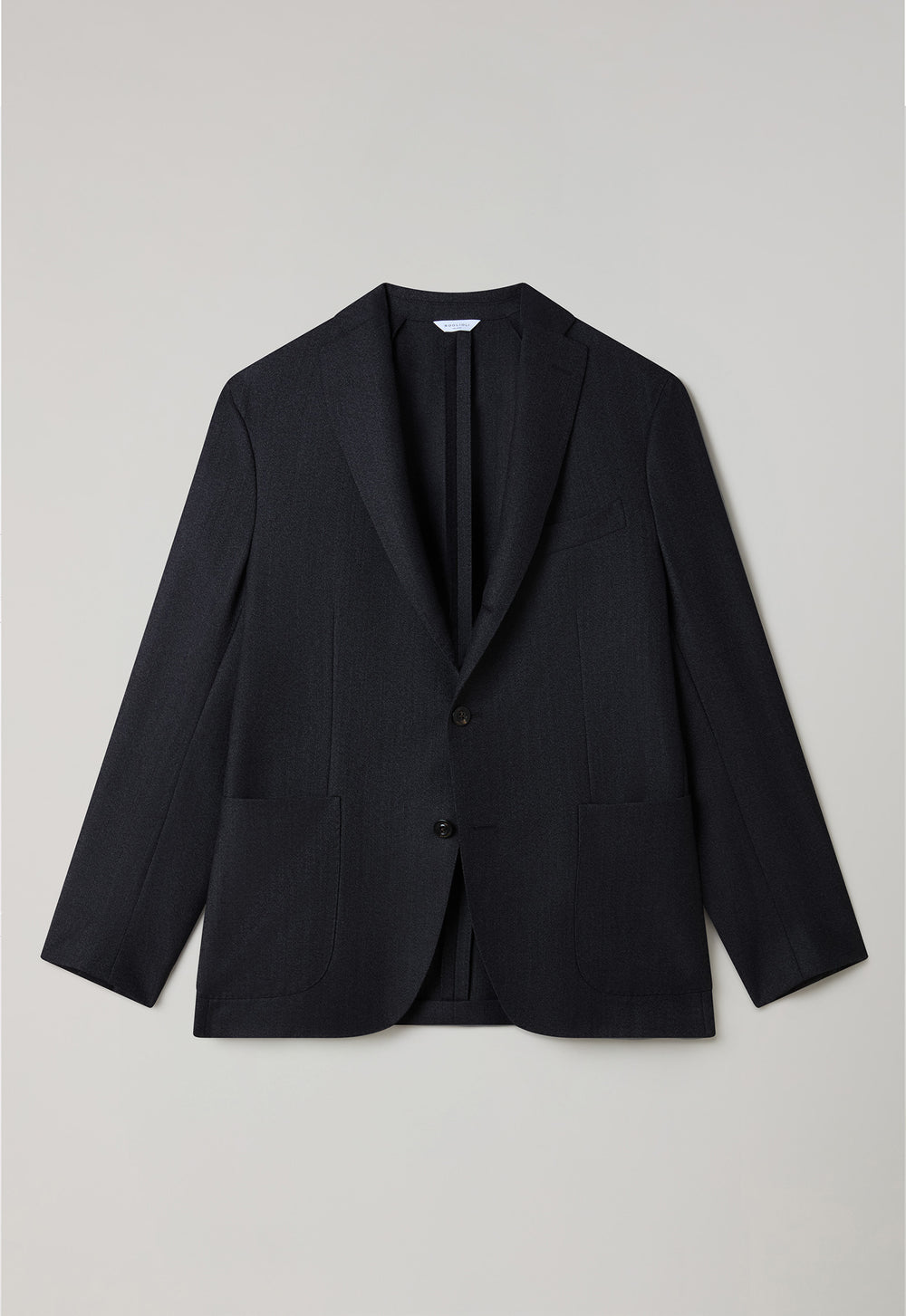 K-Jacket in lana Hopsack grigia scura