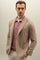 Beige Wool Silk oxford K-Jacket