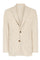 Warmweiße K-Jacket aus Stretch-Woll-Pikee 