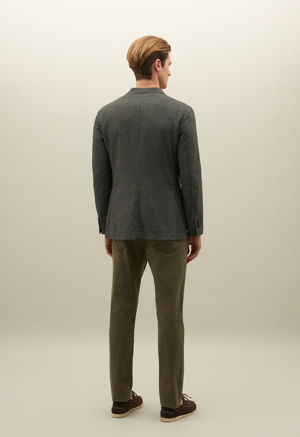 K-Jacket in misto cotone tinto in capo verde
