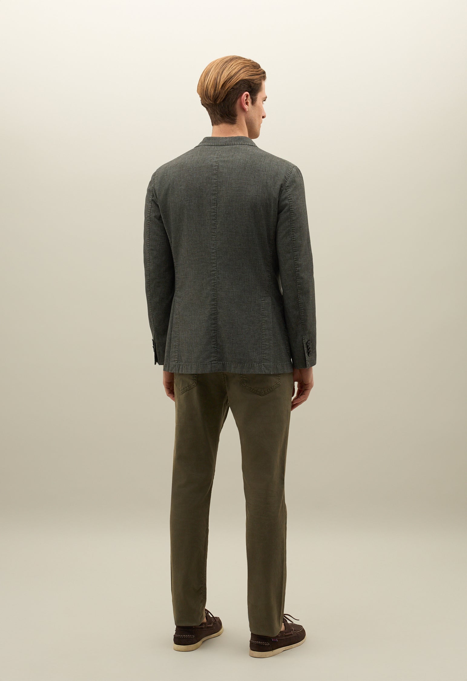 K-Jacket in misto cotone tinto in capo verde