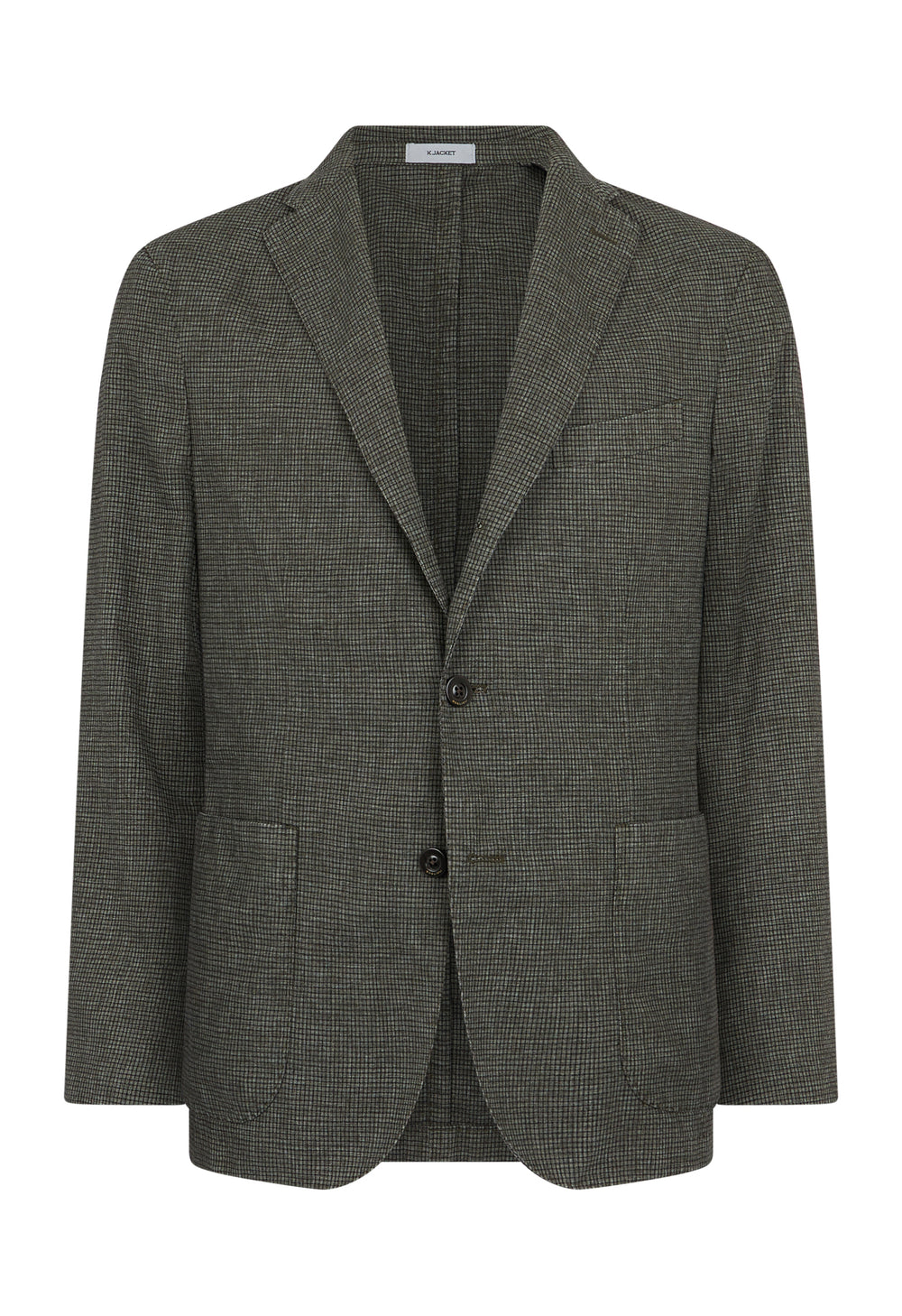 K-Jacket in misto cotone tinto in capo verde