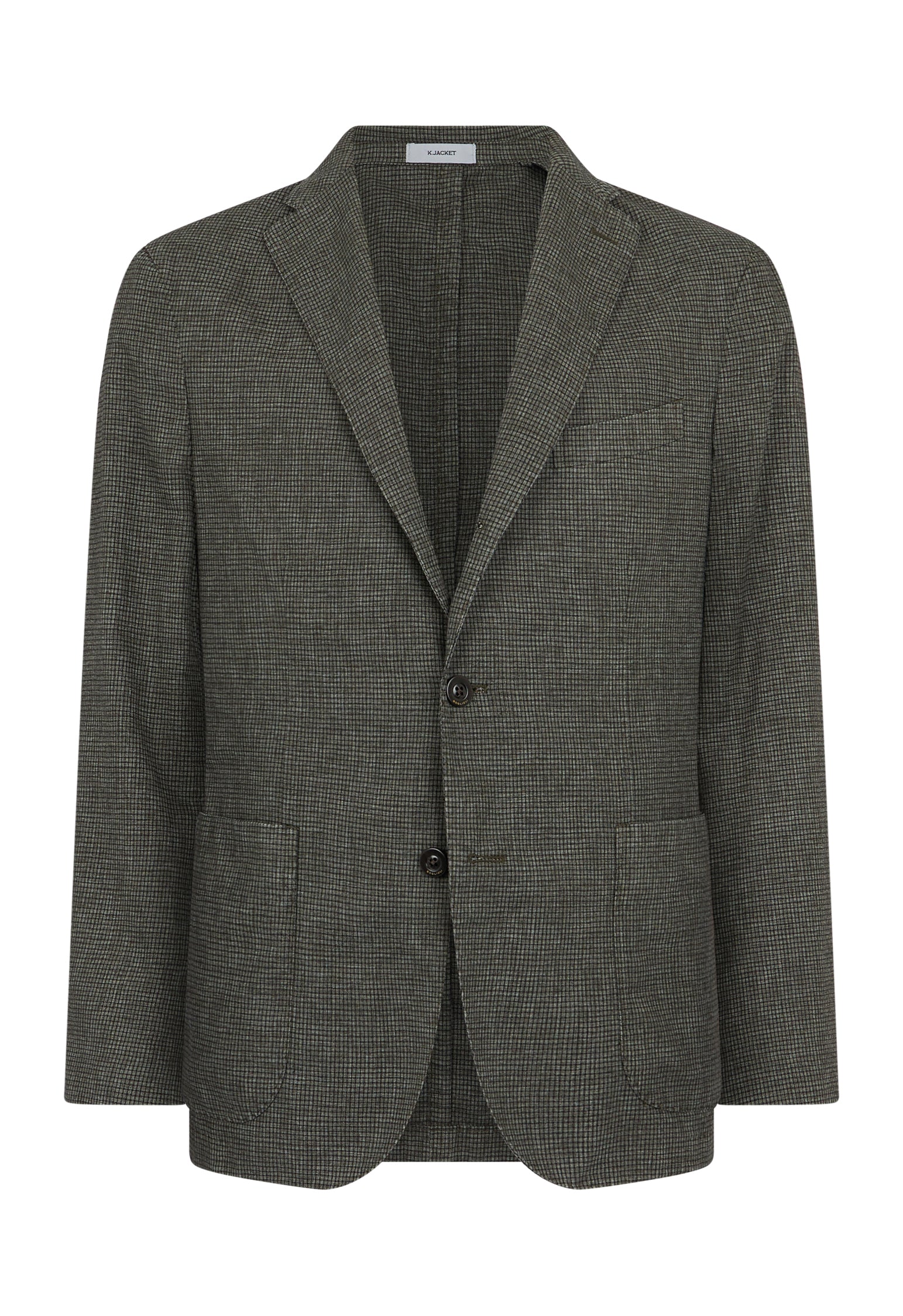 K-Jacket in misto cotone tinto in capo verde