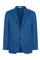 Blaue stückgefärbte K-Jacket aus Baumwolle und Tencel