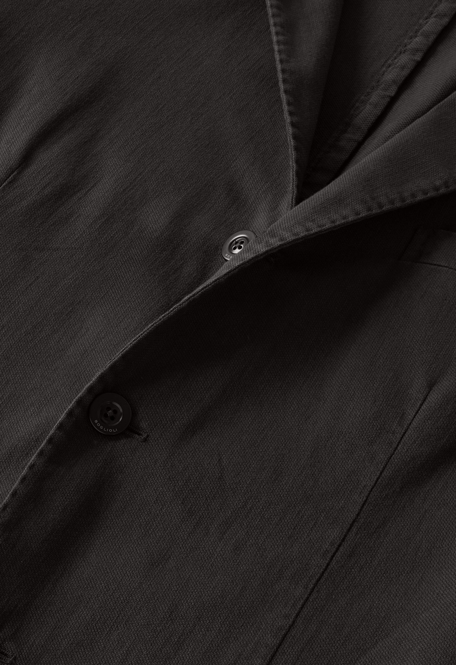 Braune stückgefärbte K-Jacket aus Stretch-Baumwolle