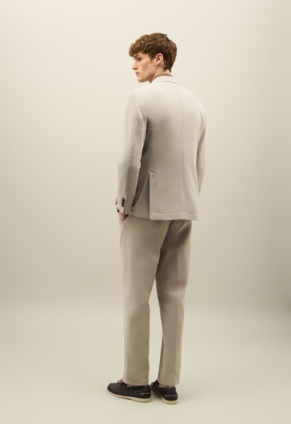 Beige Tinto Terra Stretch Cotton K-Suit
