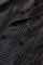 Braune, zweireihige K-Jacket aus Wolle und Kaschmir mit Hahnentrittmuster