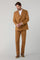 Orange Garment Dyed Supima Cotton Double-Breasted K-Suit