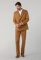 Orange Garment Dyed Supima Cotton Double-Breasted K-Suit