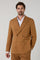 Orange Garment Dyed Supima Cotton Double-Breasted K-Suit