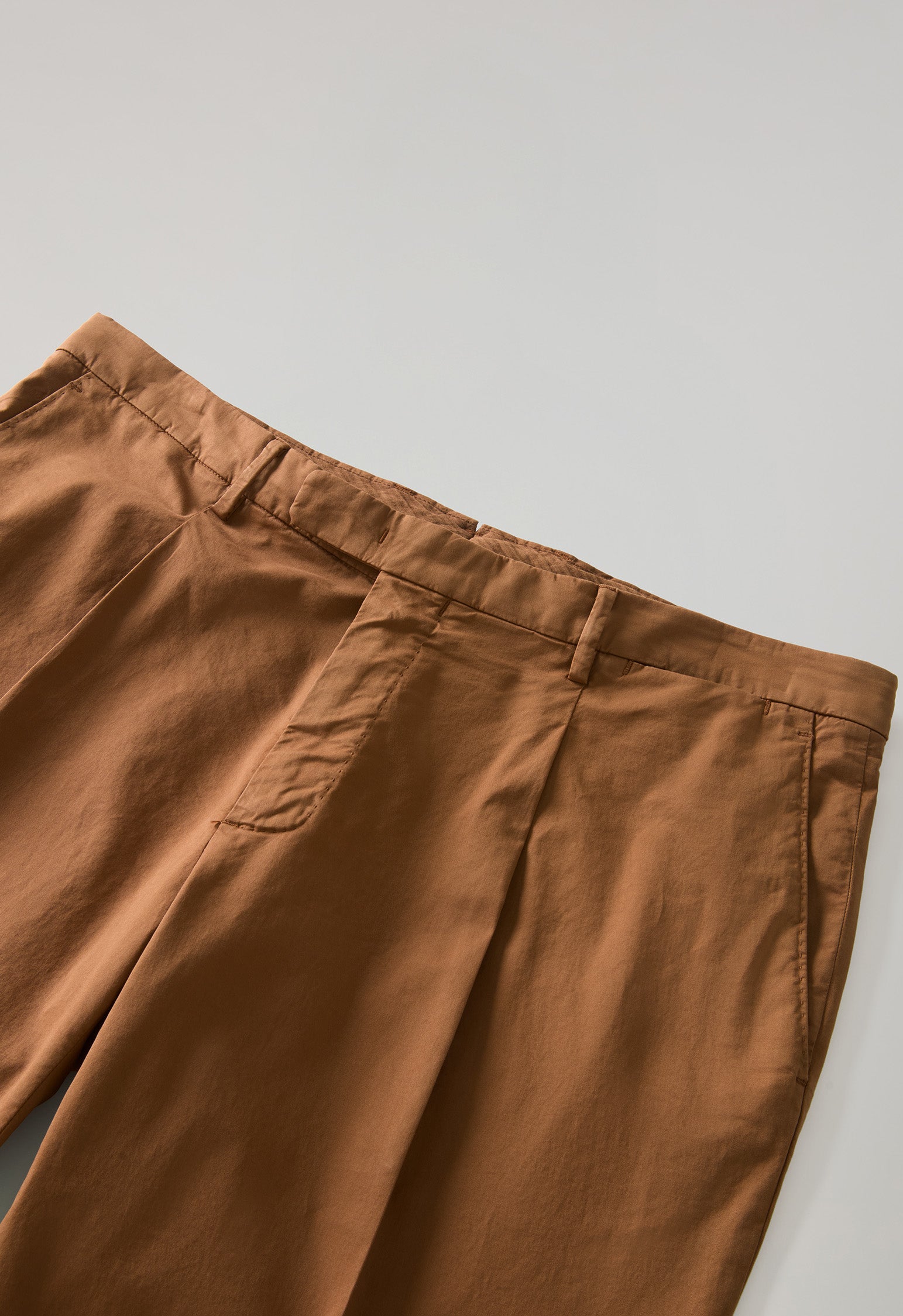 Orange Garment Dyed Supima Cotton Double-Breasted K-Suit