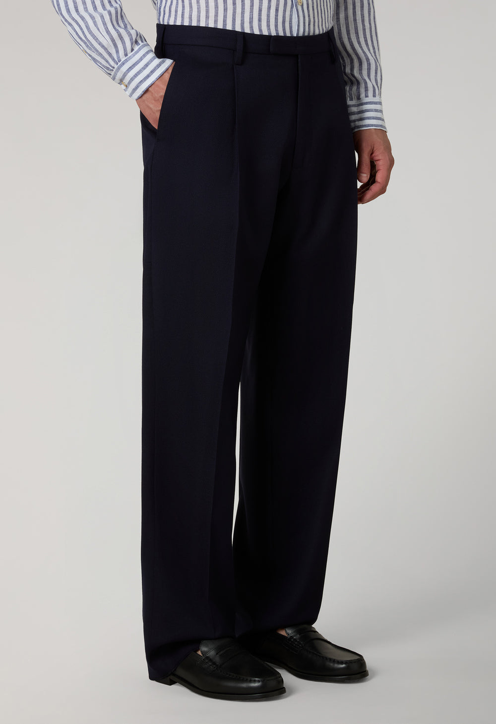 Blue Light Wool Honeycomb K-Suit