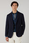 K-Jacket in lana leggera a nido d'ape marrone