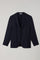 K-Jacket in lana leggera a nido d'ape blu