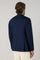 K-Jacket  in lana tinta in capo blu