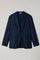 K-Jacket  in lana tinta in capo blu