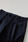 Dunkelblauer K-Jacket-Anzug aus 14-Mikron-Wolle und Seide