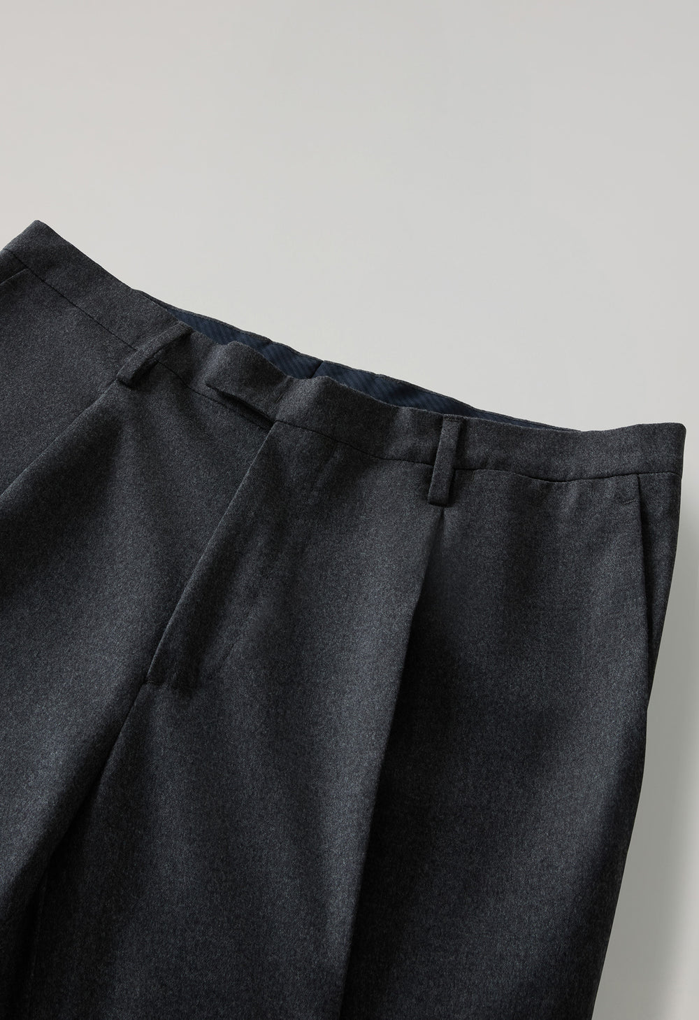 Dark Grey 14-Micron Wool Silk K-Suit 