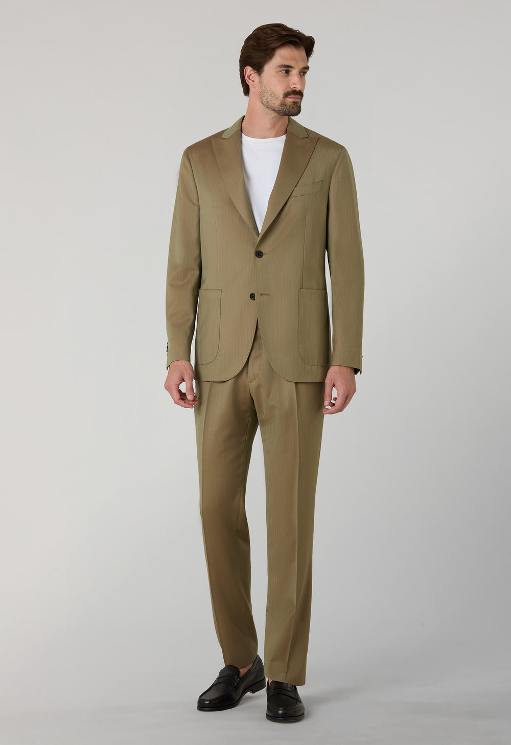 Green Solaro Herringbone K-Suit