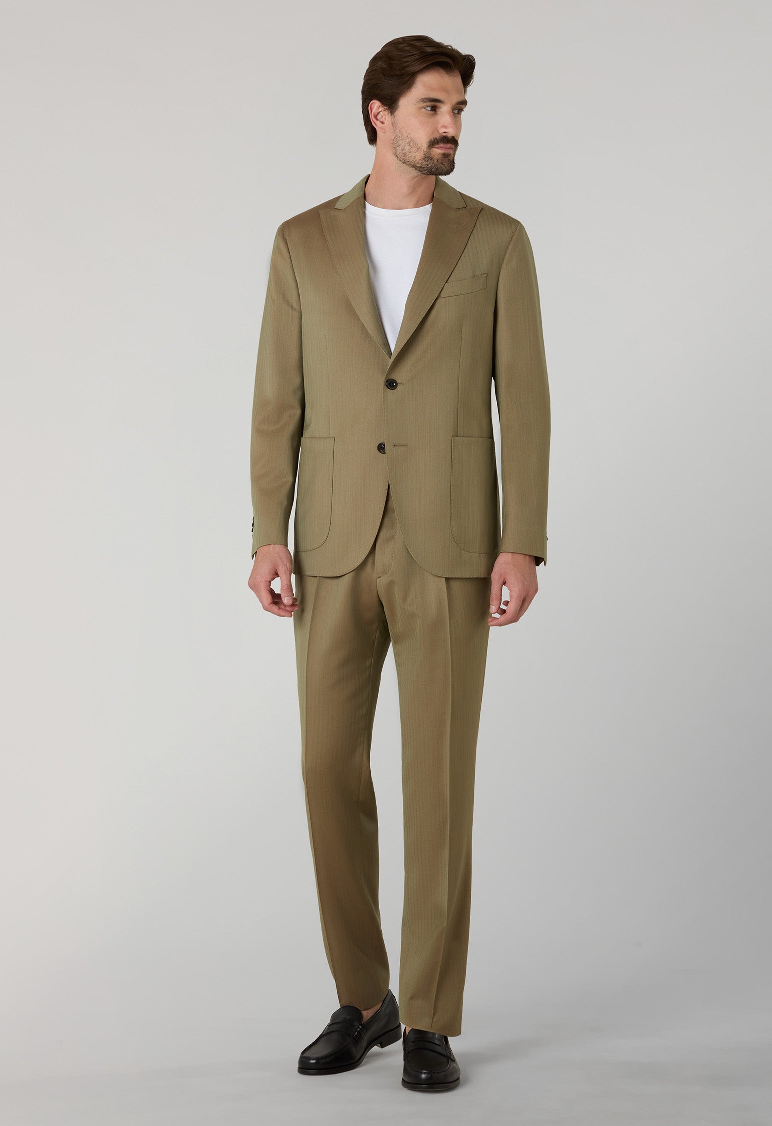 Green Solaro Herringbone K-Suit