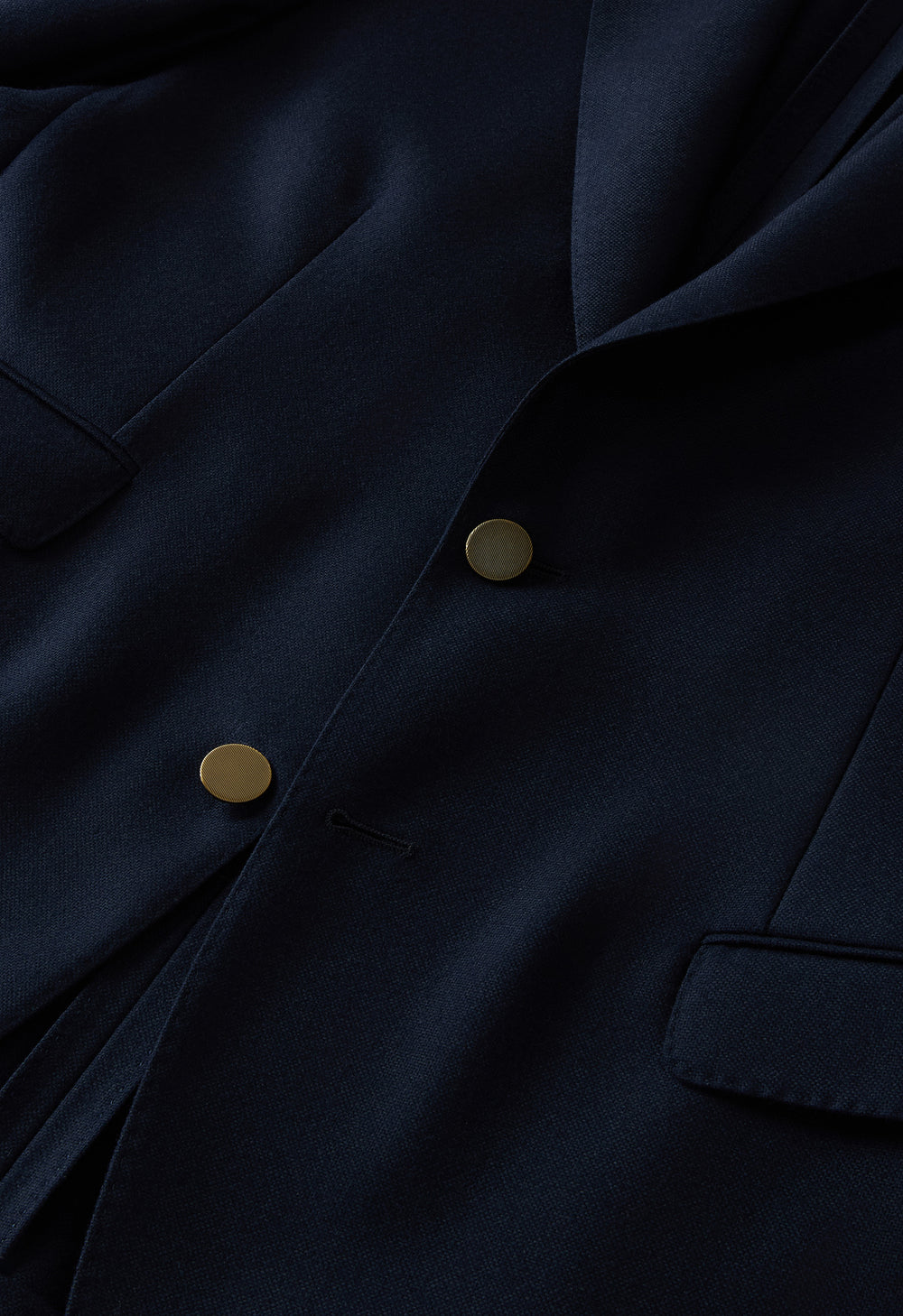Blue Wool Hopsack K-Jacket