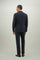 Blue Wool Satin Evening K-Jacket
