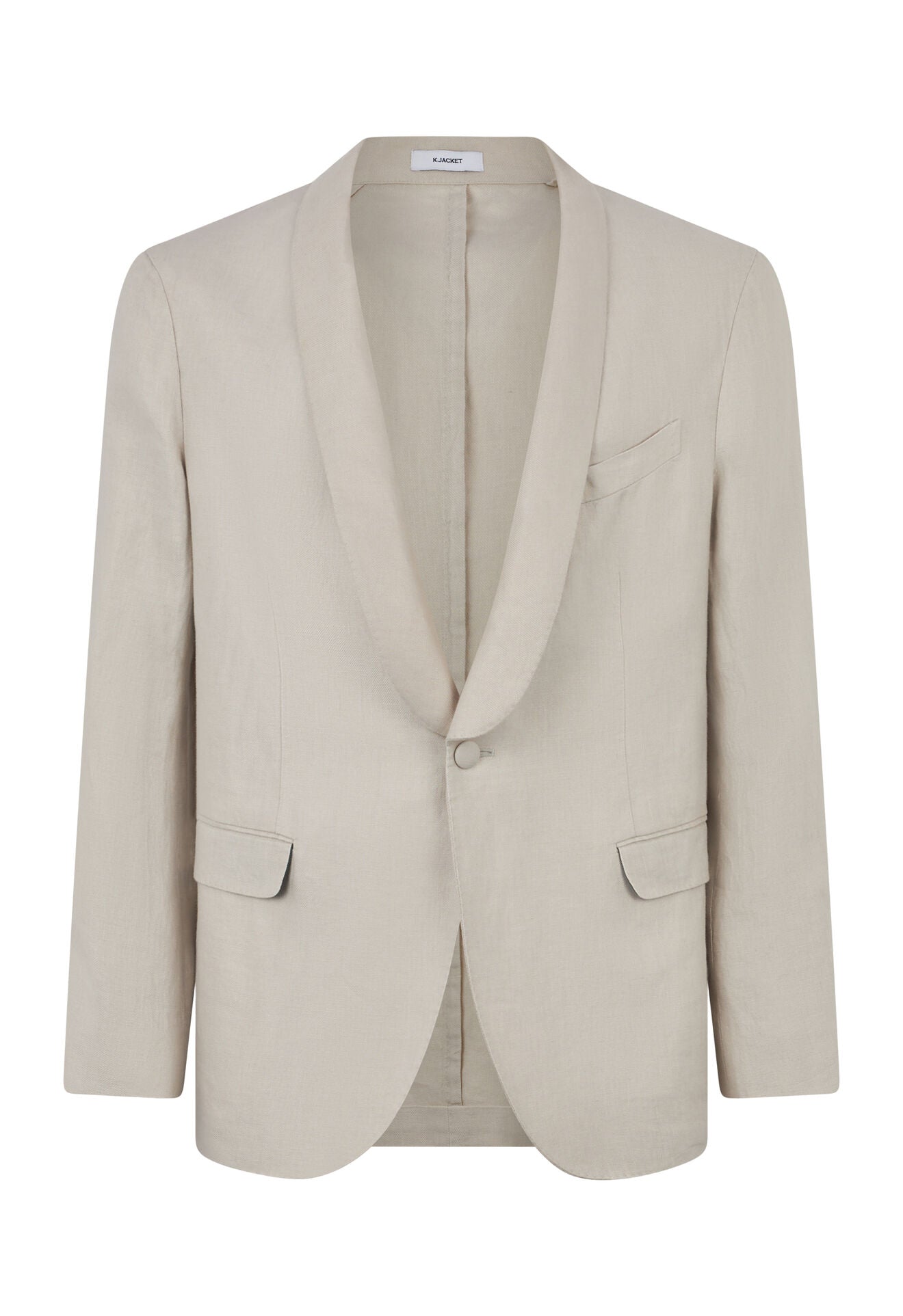 Ice Grey High-Quality twill Linen K-Jacket