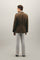 Brown Garment-dyed Linen Field Jacket