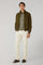 Dark Khaki Suede Bomber
