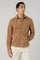 Camel Suede Overshirt