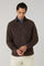 Brown Suede Overshirt