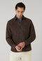 Camel Suede Overshirt