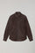 Brown Suede Overshirt