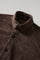 Brown Suede Overshirt