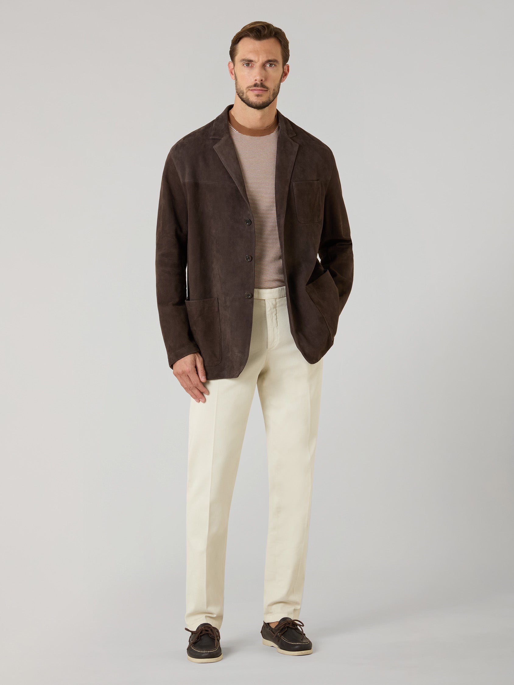 Brown Suede Blazer