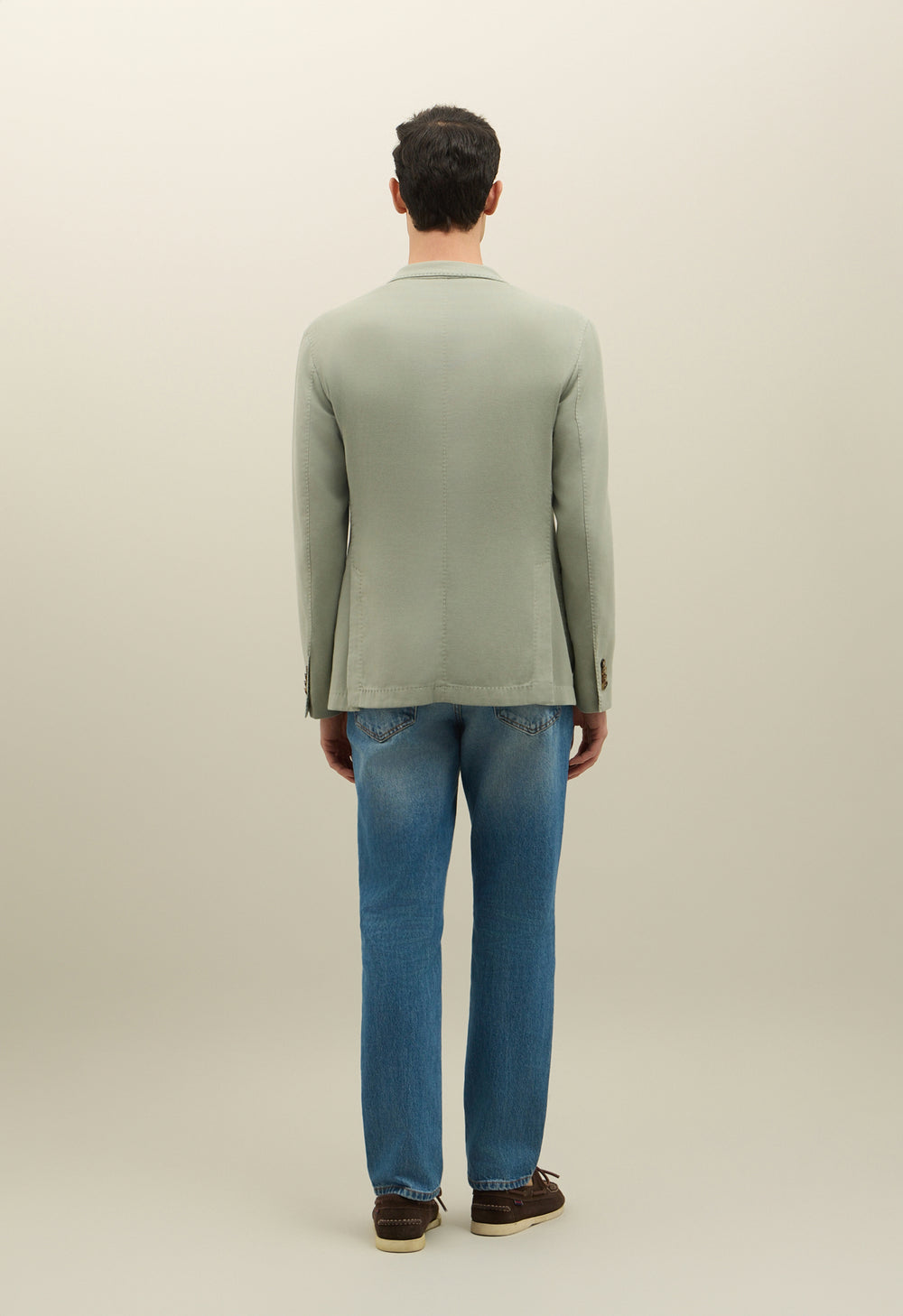 Giacca Dover in misto cotone soft verde