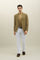 Khaki Blended Soft Cotton Dover Jacket